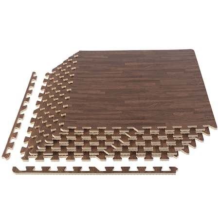 Stalwart Foam Floor Mat, 0.375 in Thick, 6 PK 75-6403